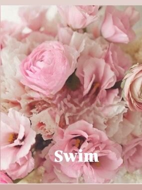 Pink Floral Swim Cover Image